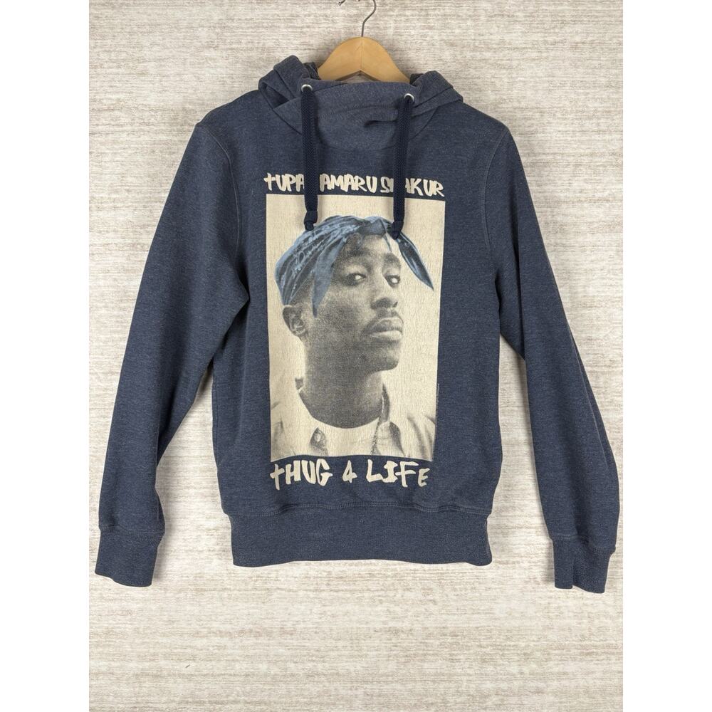 2 PAC Hoodie Size Small charcoal blue 2012 Amaru Merchandise
